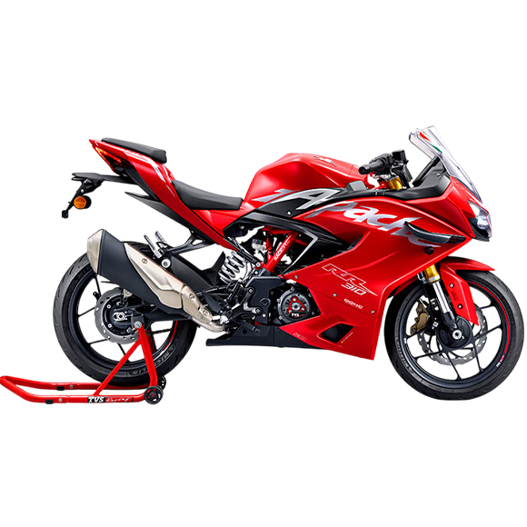 red sports bike